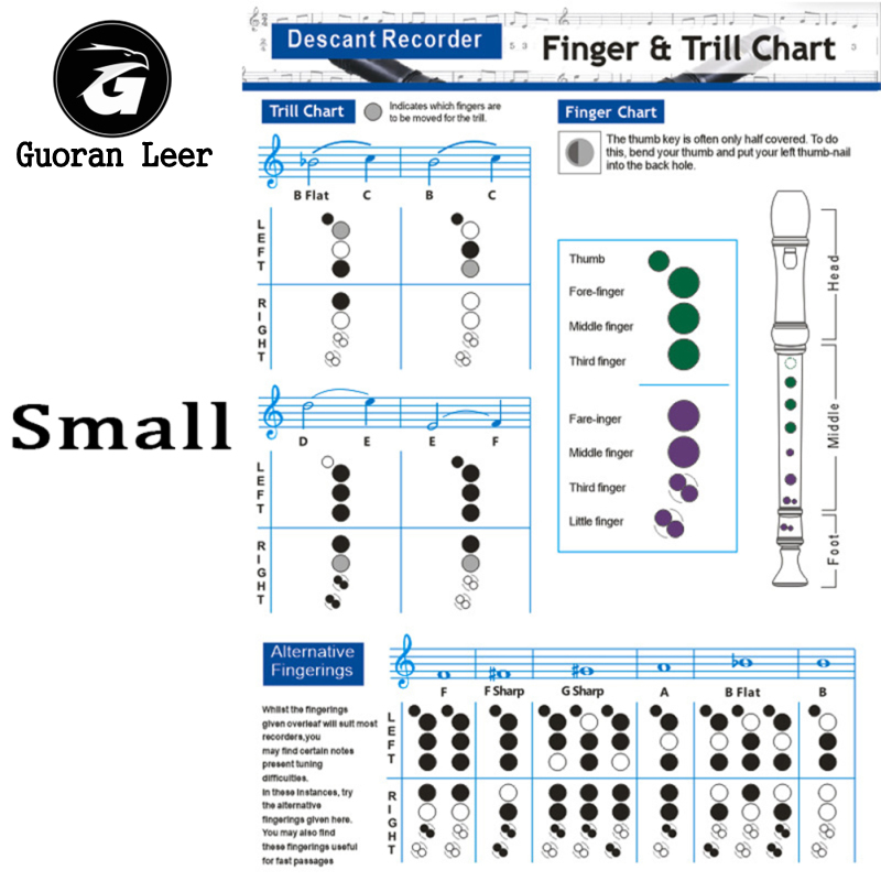 Recorder Chords Scales Chart Master Recorder Chord Progressions Reference Poster Recorder Chords Theory Poster For Beginners Teacher. 