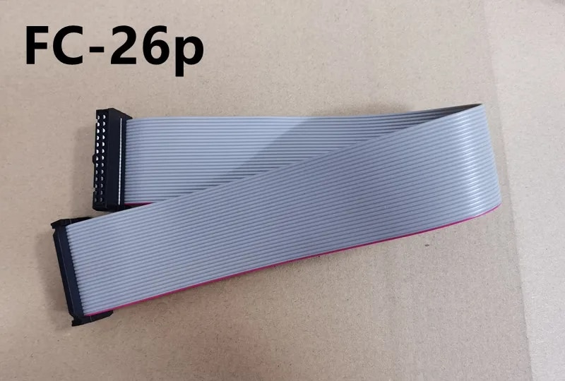 1PCS FC-26p 30CM 2.54MM pitch JTAG AVR ISP DOWNLOAD CABLE 26P WIRE 26PIN Gray Flat Ribbon Data Cable FOR DC3 IDC BOX HEADER