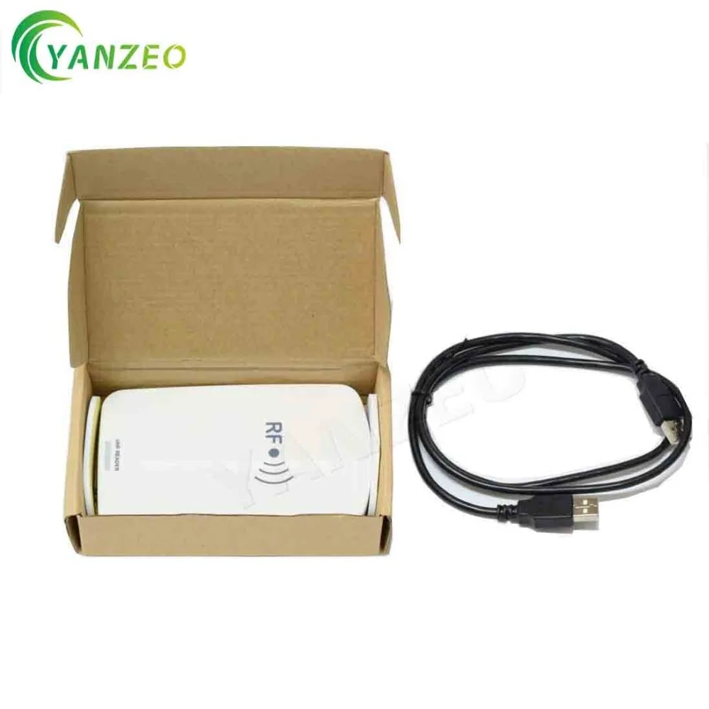 Yanzeo SR3308 UHF RFID Tag Reader ISO18000-6C Protocol 860Mhz~960Mhz USB UHF RFID Tag Reader Free SDK+UHF RFID Card