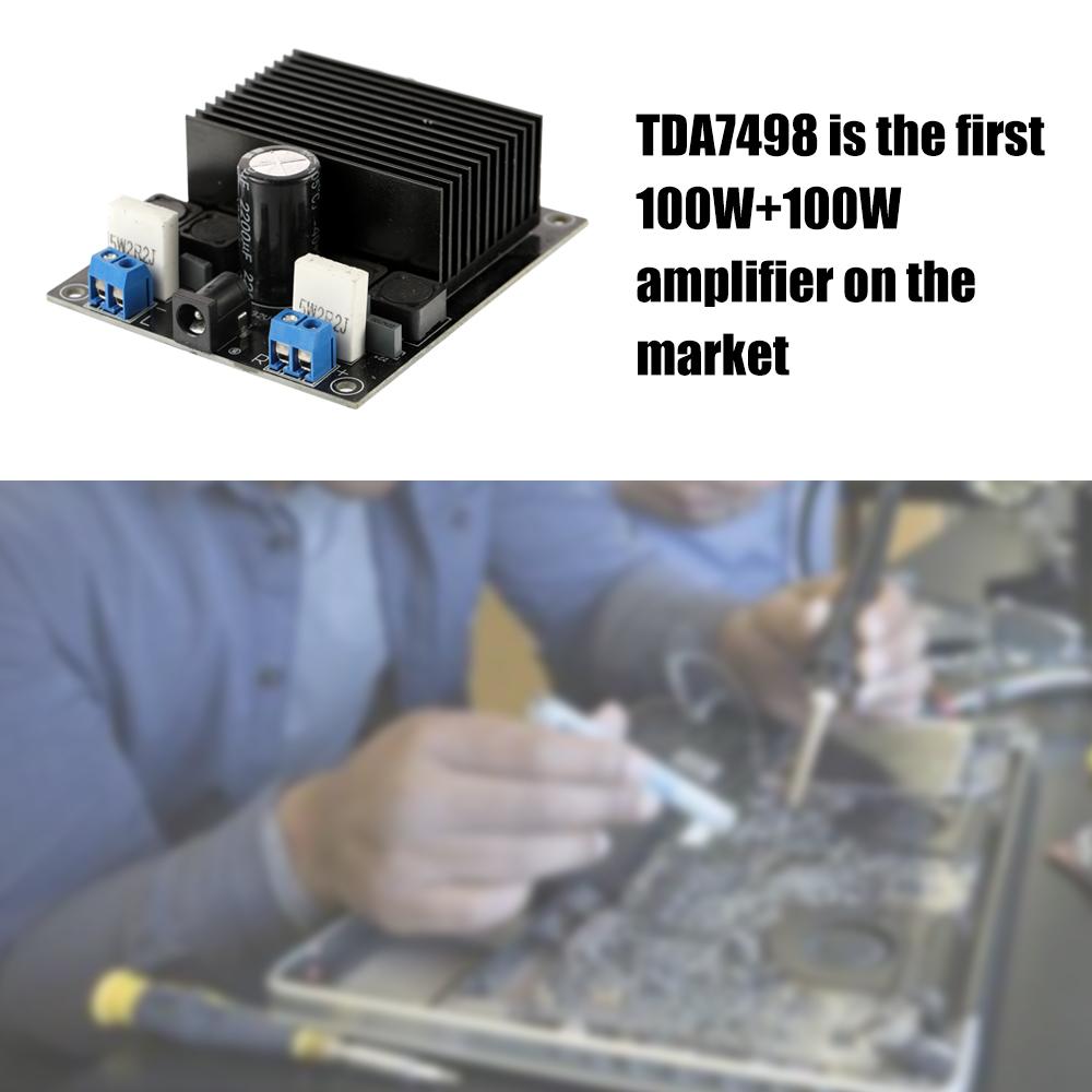 KOGEEK TDA7498 2*100W Class D Power Amplifier Board Assembled Dual Audio Stereo Digital Module - Effortless Usage. 