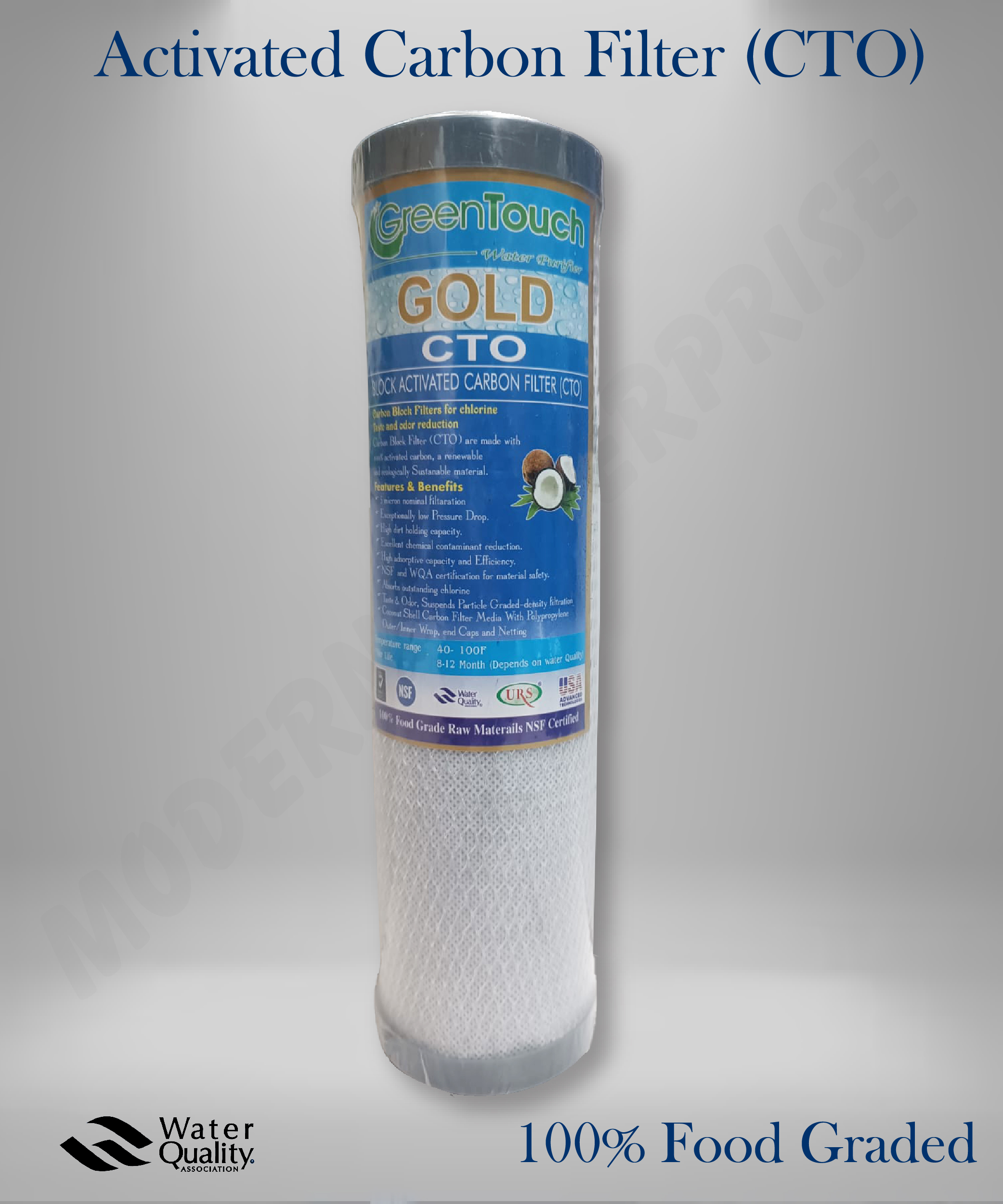 RO Water Purfier Filter Cartridge Package OF (UDF, CTO, PP, RO Membarne, Taste & Odor.). 