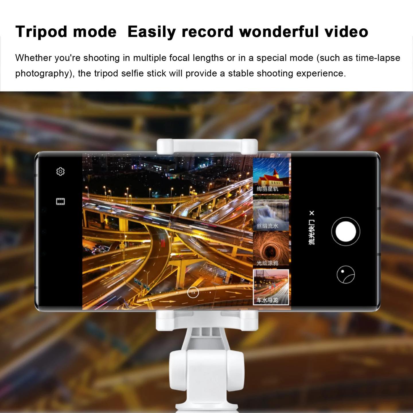 Huawei CF15 PRO AF15 Pro Bluetooth Selfie Stick Tripod Portable Wireless Control Monopod Handheld for iOS/Xiaomi Phone. 