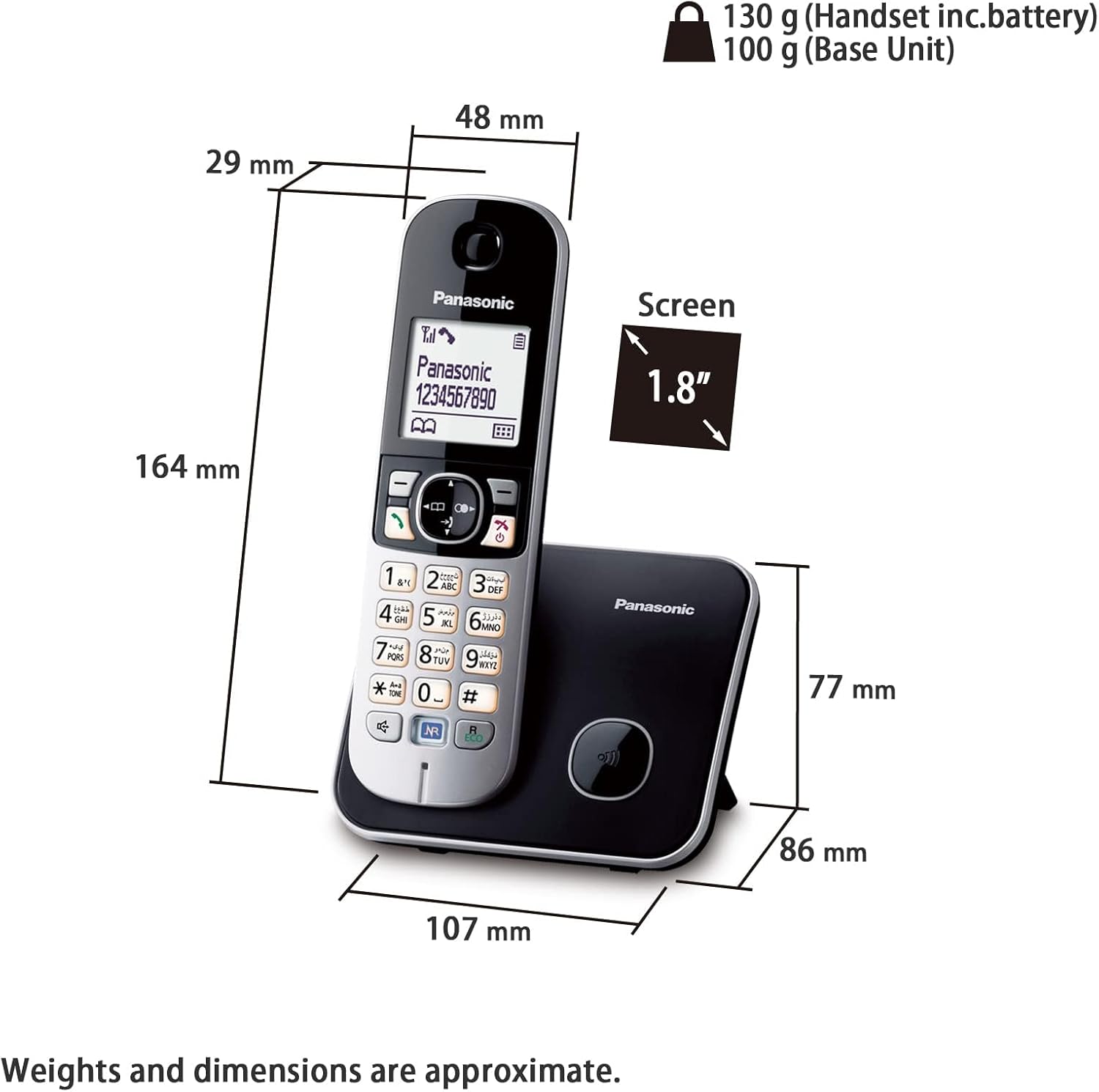 Panasonic KX-TG6811 Digital 1.9 GHz Cordless Phone. 