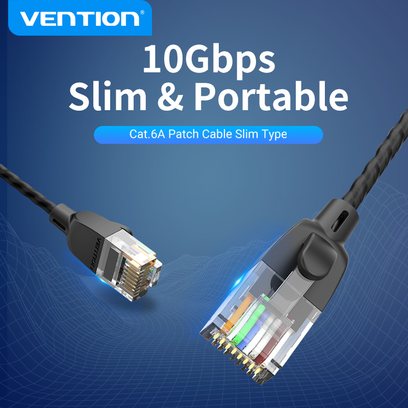 Vention IBI Cat.6A UTP Patch Cable. 