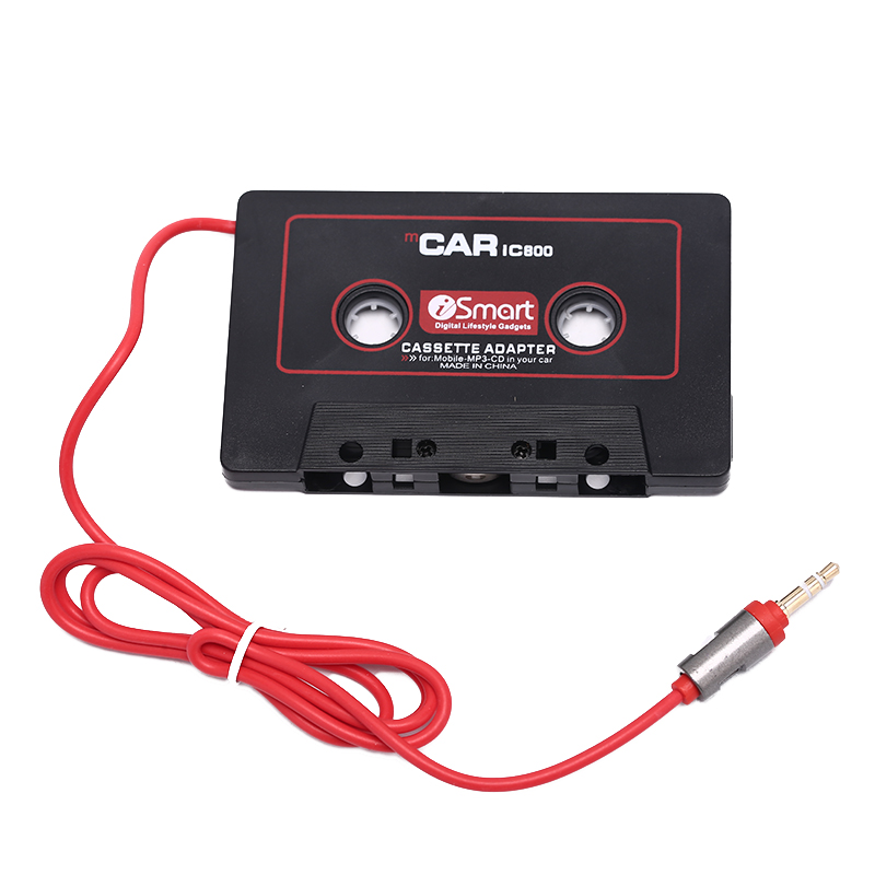 Audio Cassette Tape Adapter Aux Cable Cord 3.5mm Jack for to MP3 iPod CD Player. 