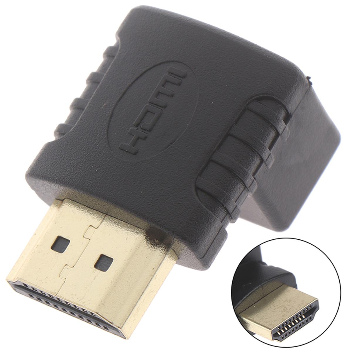 270 Degree HDMI Adapter Male To Female L-type Supports Audio Return Channel
