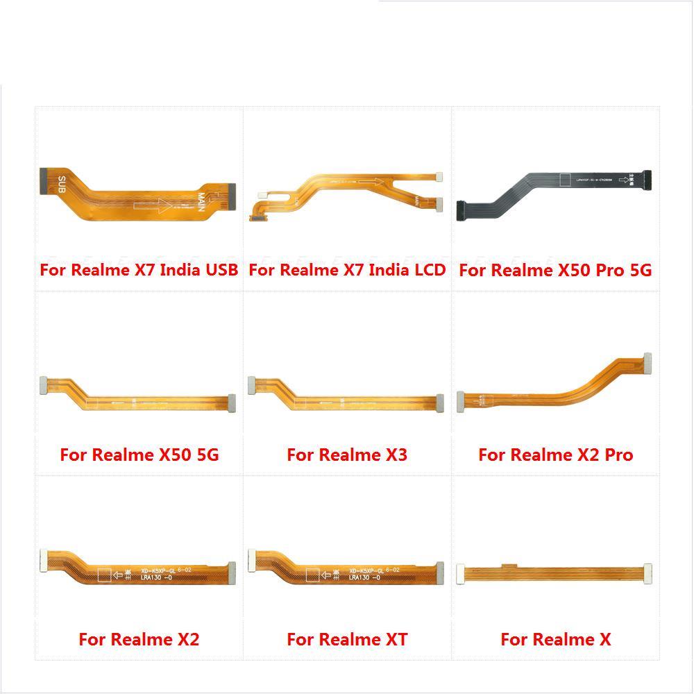 Main Motherboard LCD Display Connector Flex Cable Parts For OPPO Realme X XT X2 X3 X50 Pro X7