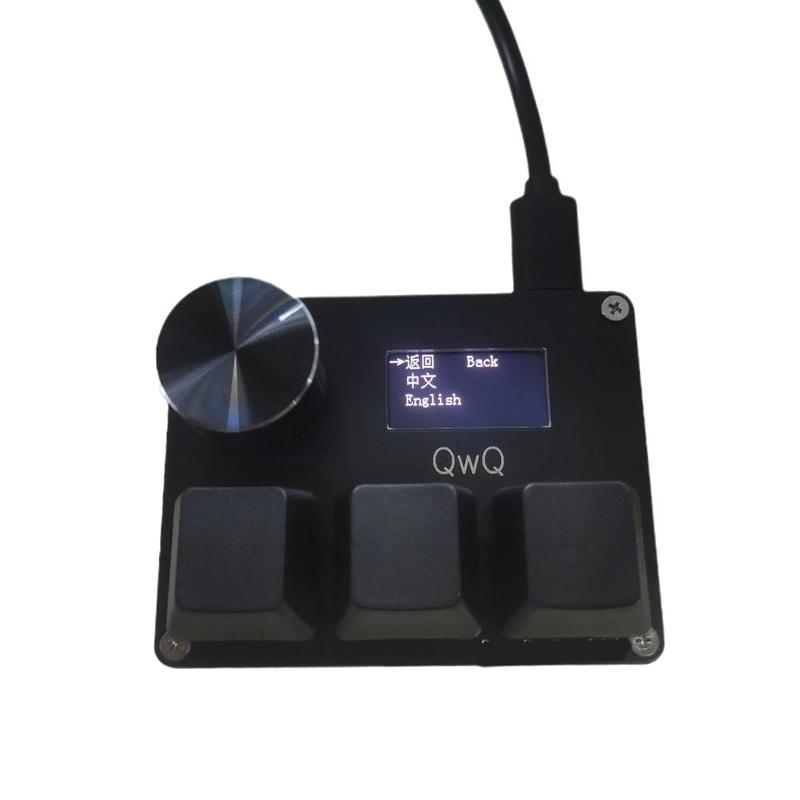 SayoDevice OSU O3C Rapid Trigger Hall Switches Wooting Magnetic Red Switches Keyboard With Knob And Screen Copy Paste Shotcut. 