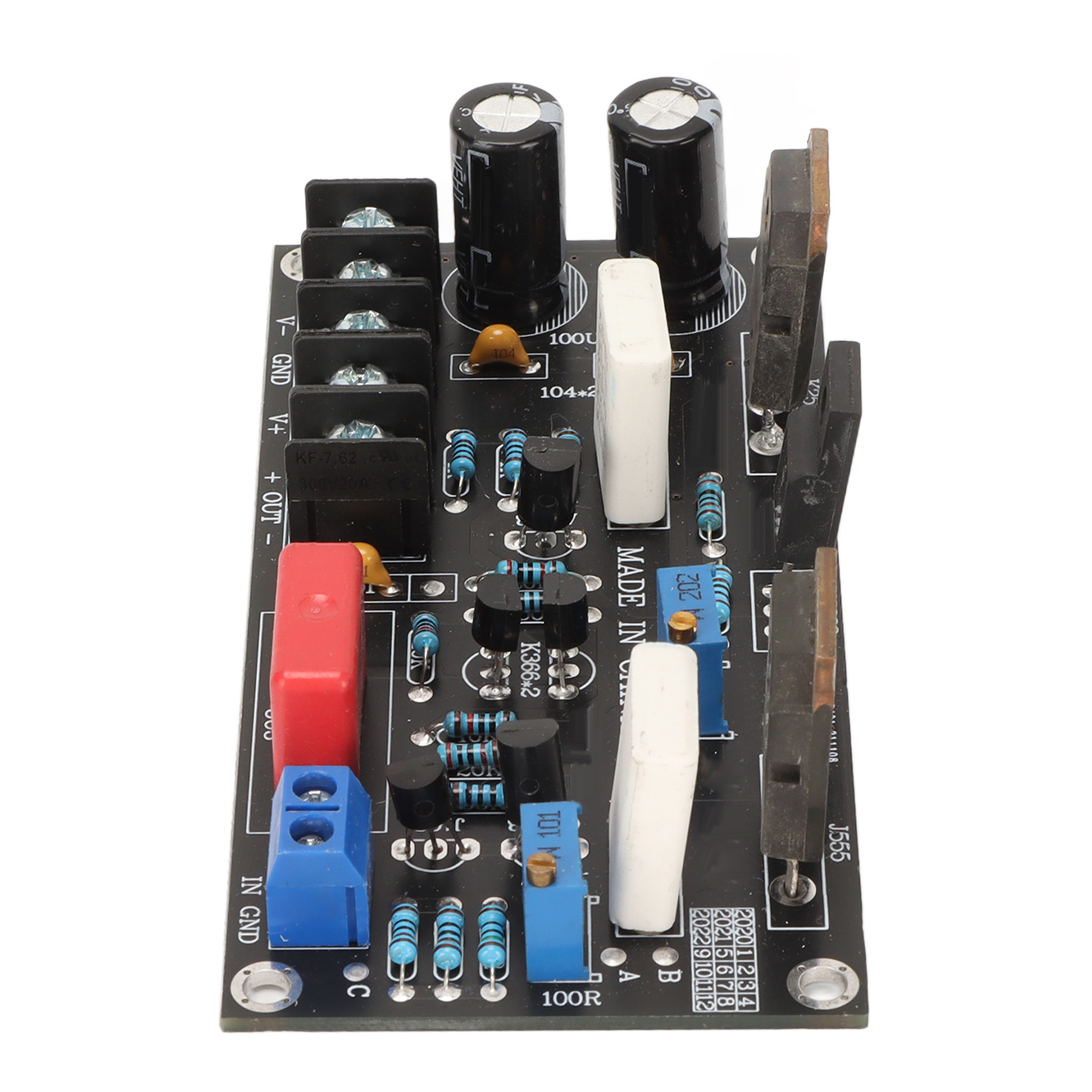 FET Amplifier Module, High Gain Power Amplifier Board 30W 24V Powered for Speaker Driver. 