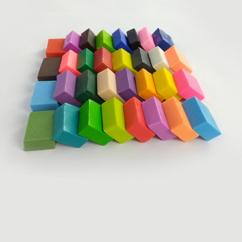 【happy one】32 Mixed Color Bake Polymer Set Soft Polymer Clay Modelling Moulding DIY Toys for Children Model Animals. 
