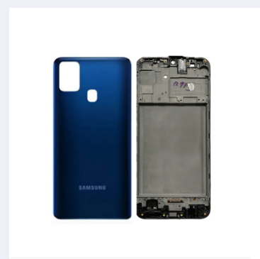 Full Body Housing for Samsung Galaxy M31 (LCD Frame Panel and Back Panel). 