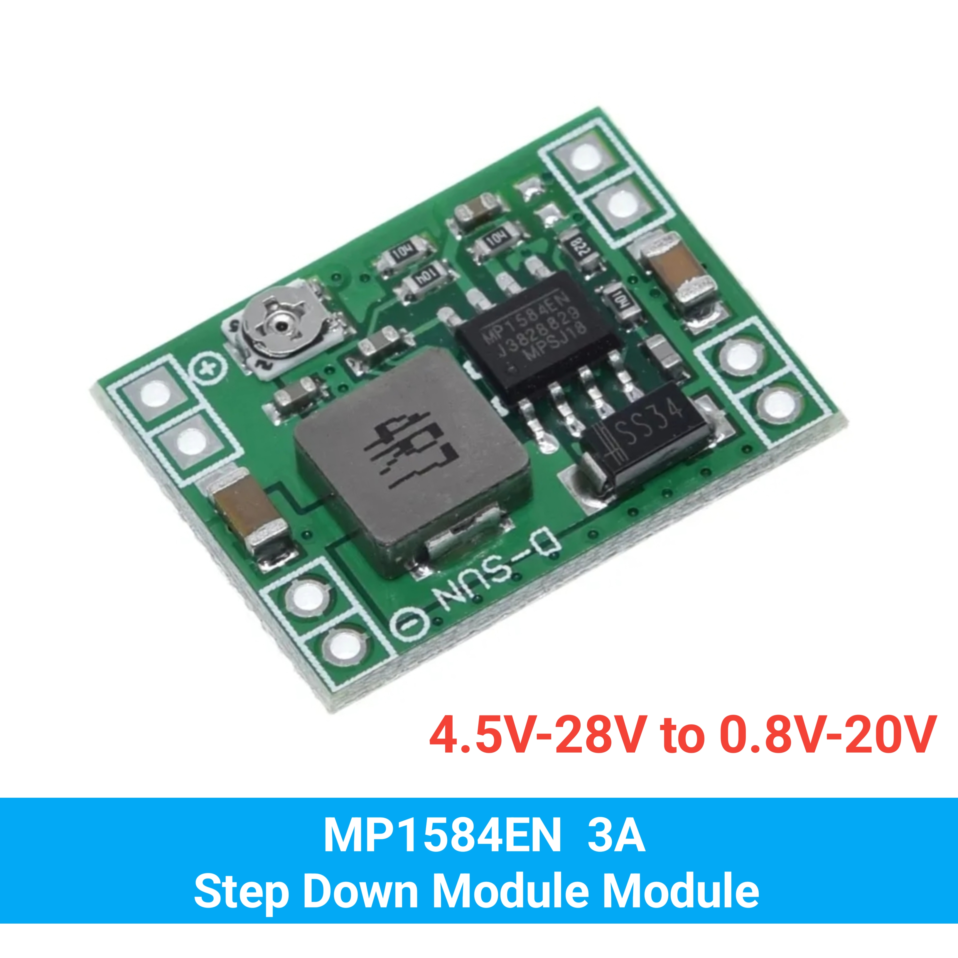 XL4015 LM2596 Mini360 Mini560 MP1584EN 5A 3A 2A DC 4.5-30V to 1.5V-24V  adjustable Power Step-down Module DC CC CV Lithium Battery  Charging Board Led Power Buck Converter. 