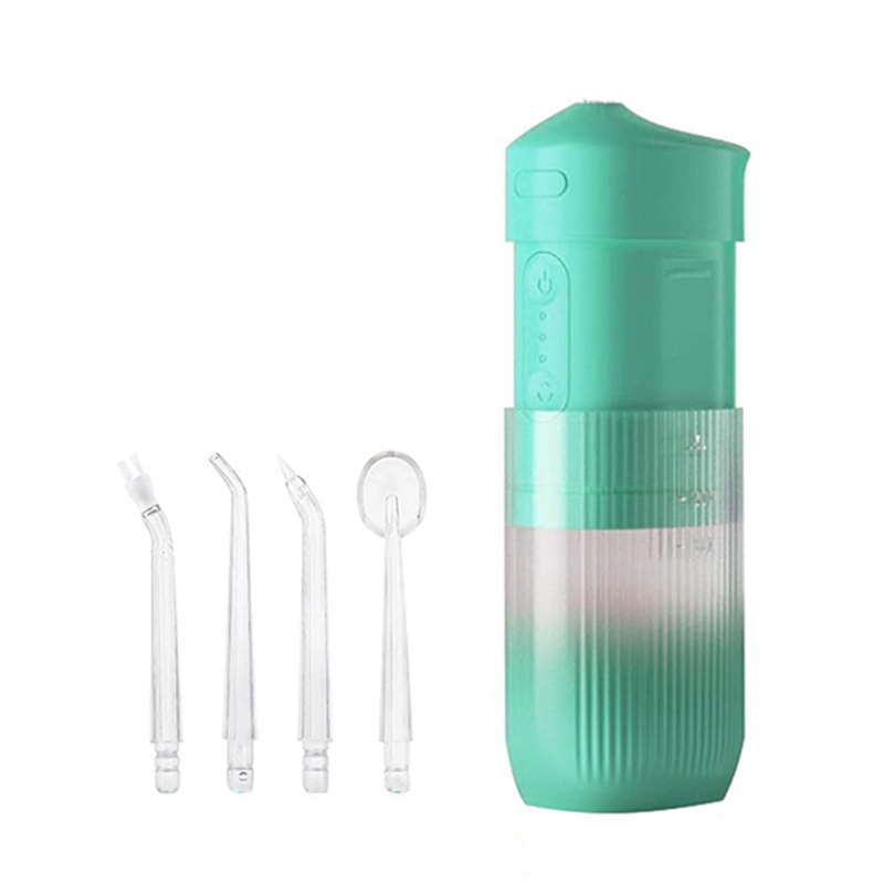 Portable for Teeth Travel Mini Small Compact Electric Oral Irrigator Dental Flossing Green