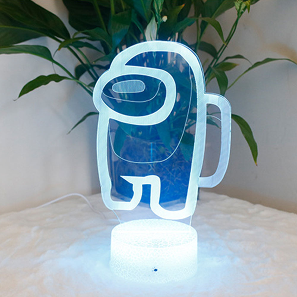 Among us game 3D remote control colorful touch night light app console light Crack base colorful touch remote control effect and easy to use. 