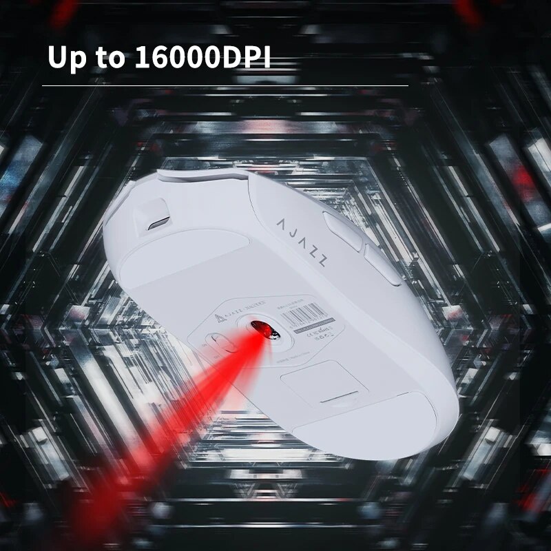 AJAZZ AJ139 mc Wireless Mouse with Free Feets CX52650P Chip Gaming Chipset 16000dpi Professional Gaming Mouse for PC. 
