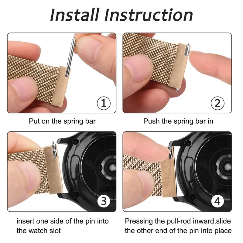 18mm Magnetic Chain Premium Loop Smart watch Chain Straps. 