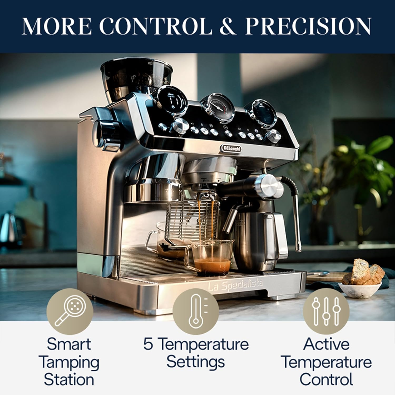 De'Longhi EC9665.M La Specialista Maestro Espresso Coffee Machine. 