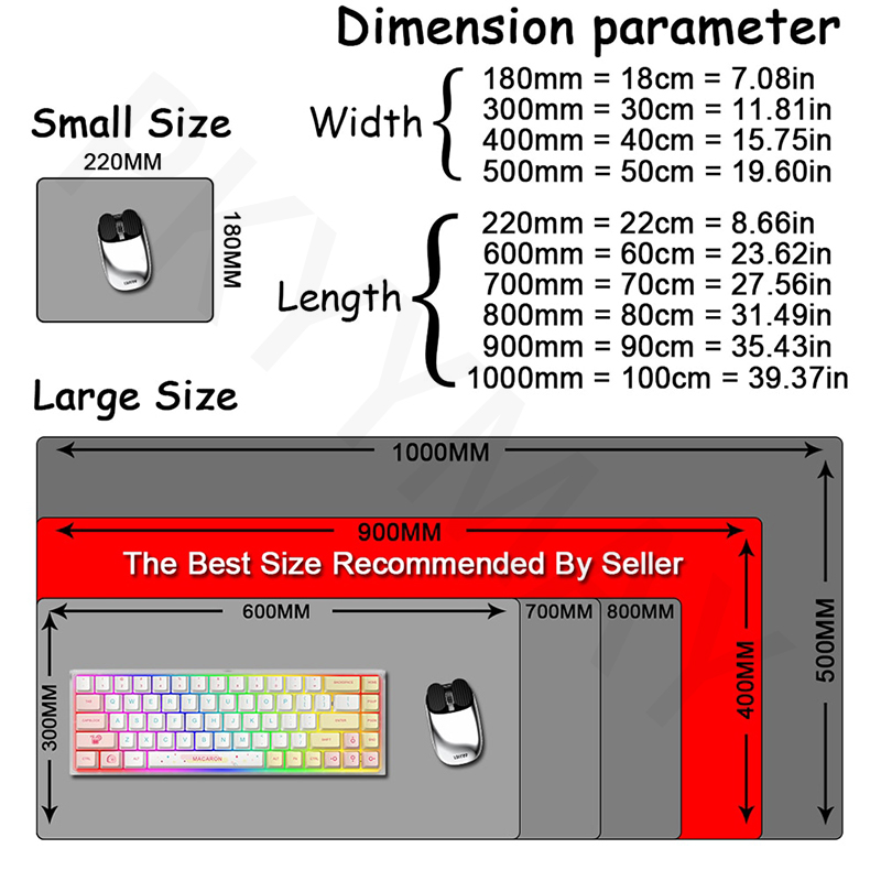 Flower Mouse Pad 40x90cm Cute Desk Mat Big Kawaii Mousepad XXL Mouse Mat Large Keyboard Mat Desk Pad For Computer Mousepads. 