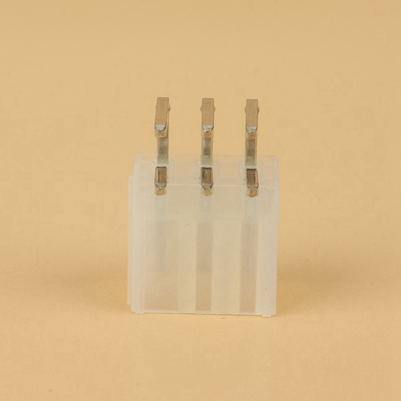 XHHDQES 100Pcs 4.2MM 6 Pin Header Male Pin for Graphics Card GPU PCI-E PCIe Power Connector Right Angle Through Hole Video Card. 