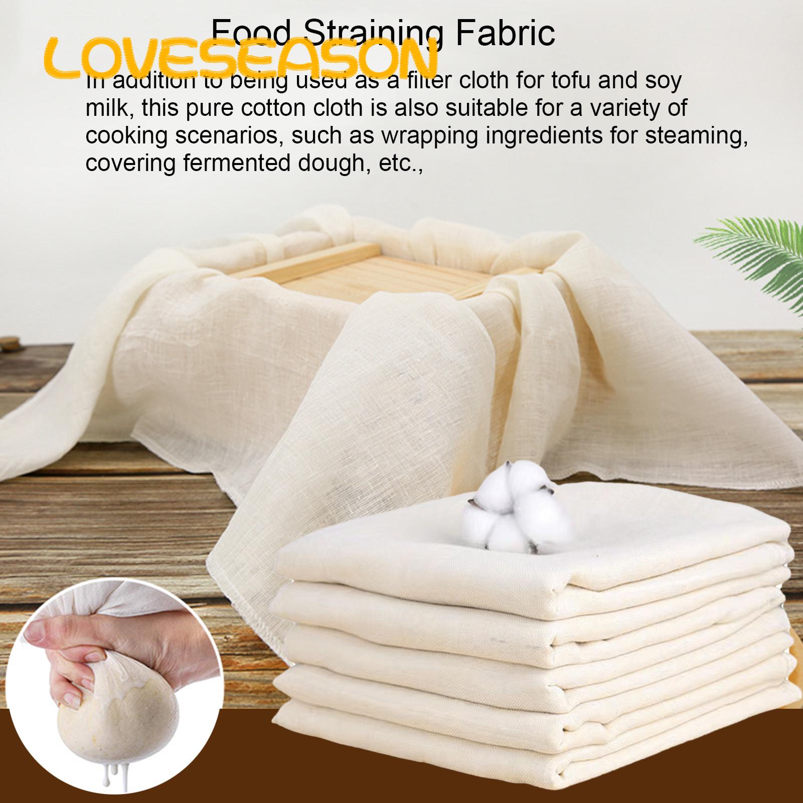 Tofu Filter Cloth 10pcs Reusable Cotton Tofu Cloth for Cooking Baking Juicing Fine Mesh Food Strainer Filter Muslin Fabric Unbleached Cheese Cloth Square Fine Mesh Cheese Cloth. 