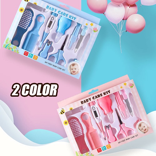 Baby Care Kit 10 Pcs Set /10 Pcs Grooming Set / 10 In 1 Baby Care Kit Set (Color as per stock)