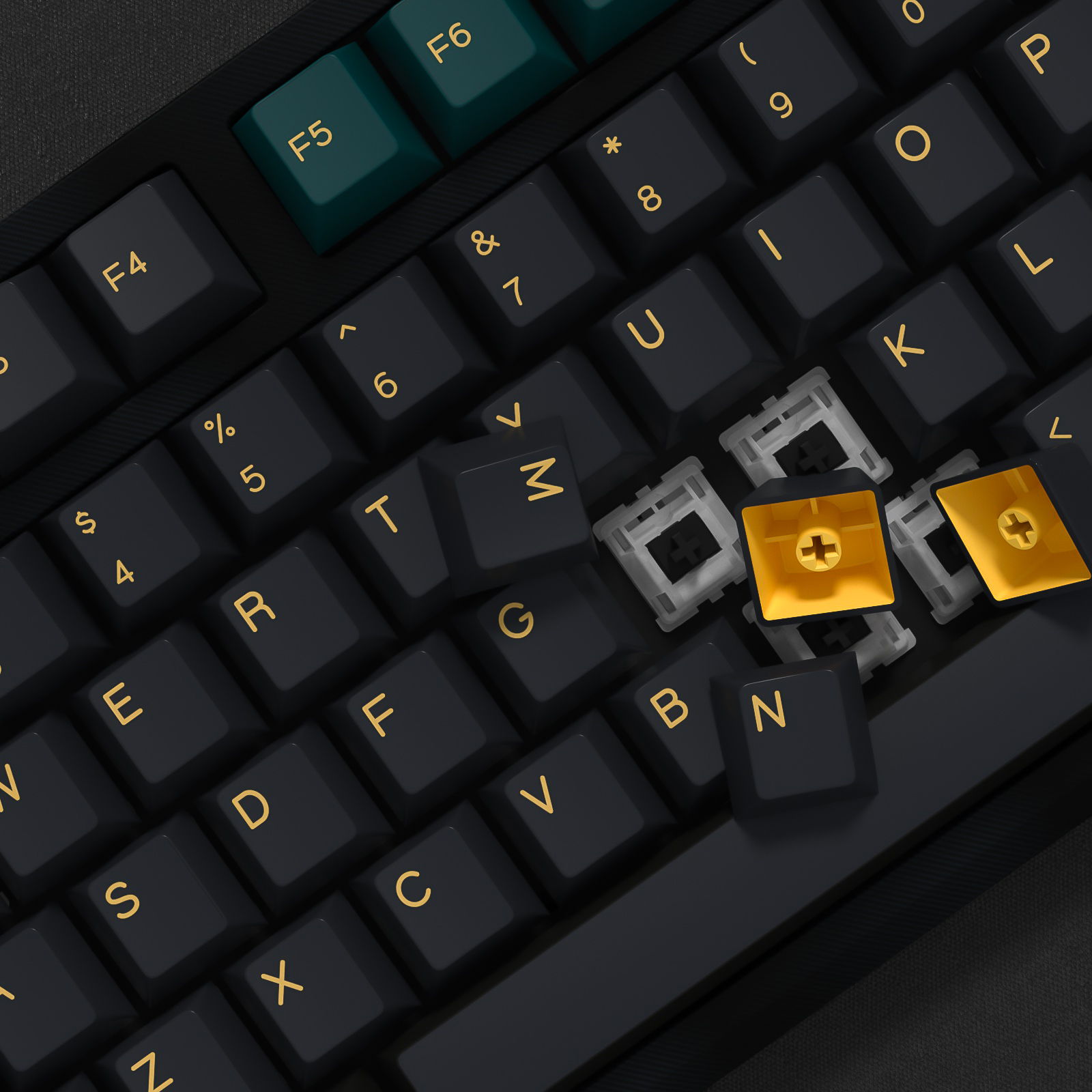 KBDiy GMK MarrsGreen Keycap Cherry Profile Double Shot PBT ISO Keycaps For DIY Gamer Mechanical Keyboard Kit Gaming Point KeyCap. 