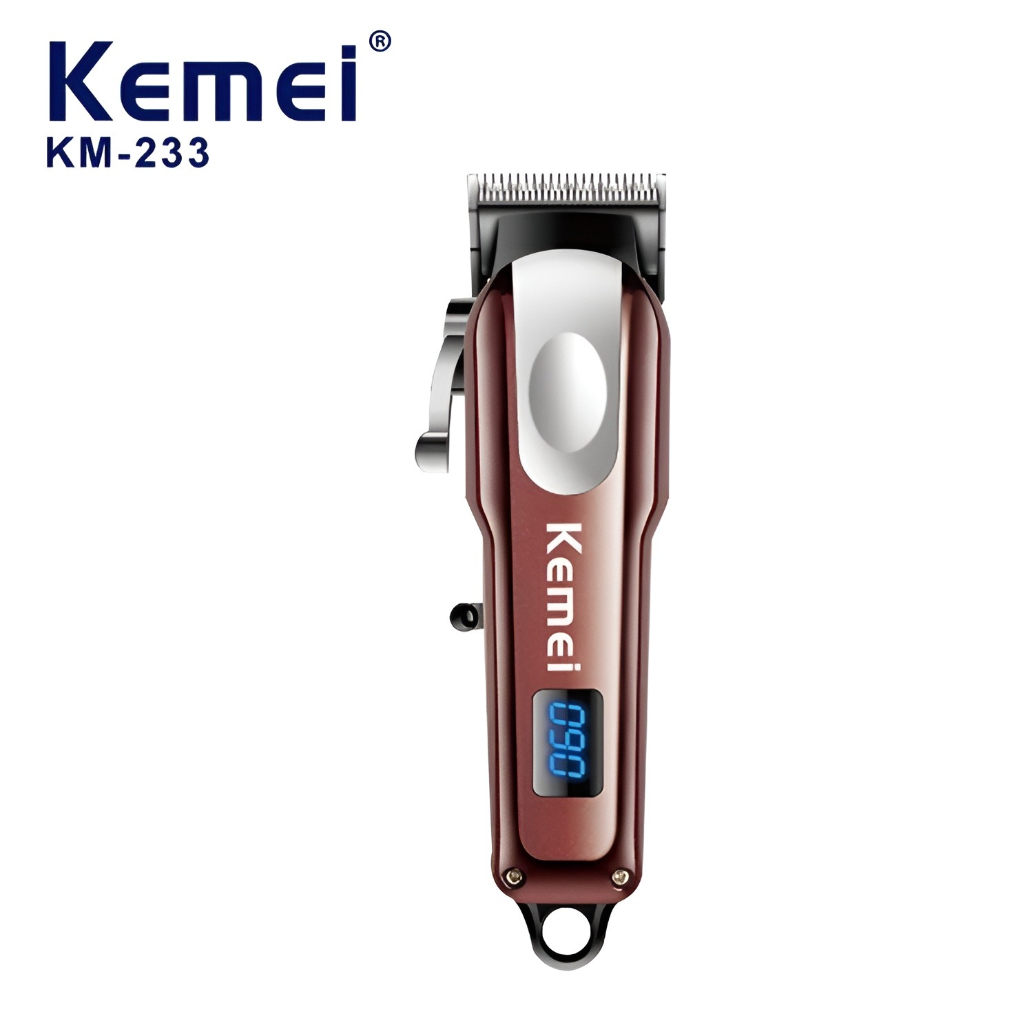 Kemei KM-233: Rechargeable Hair & Beard Trimmer. 