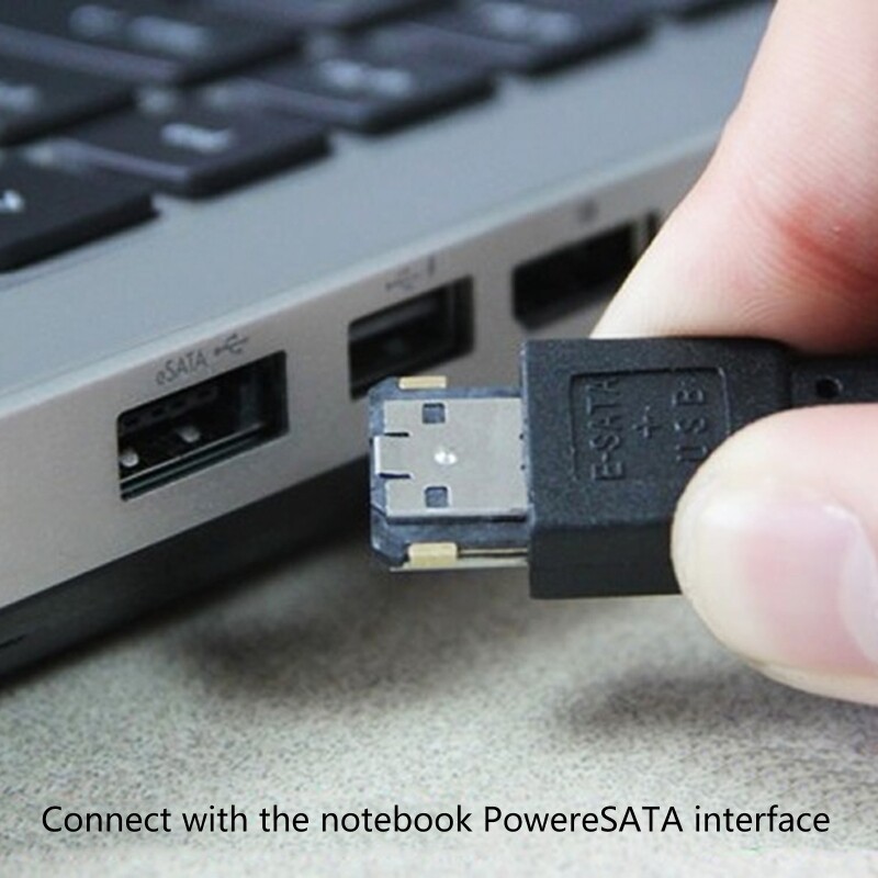 Sata 22pin to Esata Usb 2-in-1 Data Cable for 2.5inches Hard Drive Disk Converter Adapter Cable 19.7in Easy Drive Line. 