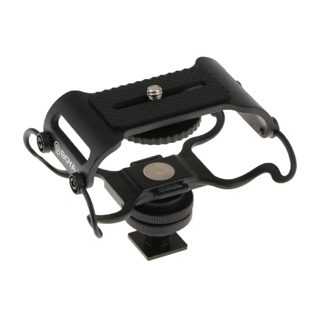 Microphone Shock Mount for Zoom H4n/H5/H6/H1, Tascam DR-40/DR-05, Olympus LS-100, LS-12, Linear PCM Recorders. 