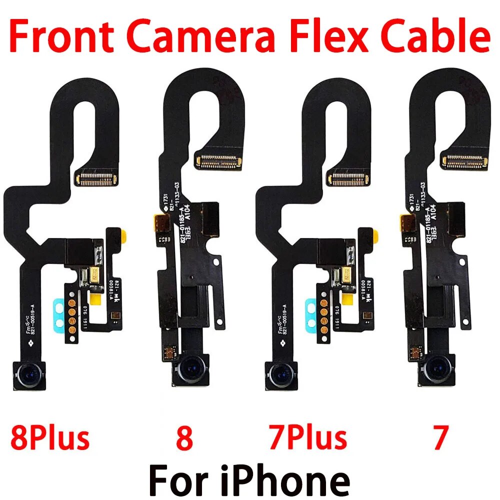 Full Lcd Parts For iPhone 7 7P 8 Plus Front Camera Home Button Flex Cable Ear Speaker Full Set Screws Repair Replacement. 