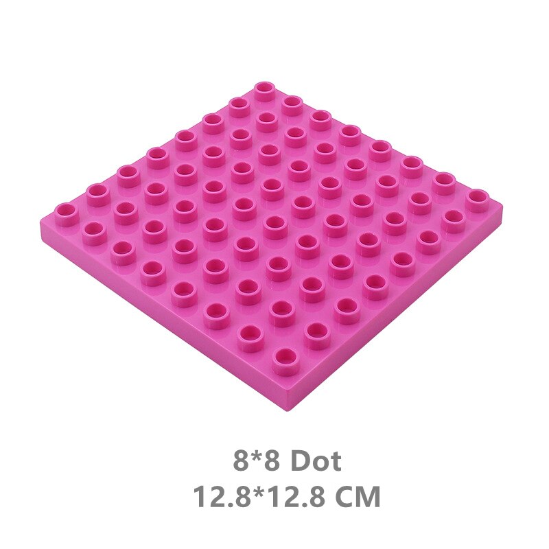 5 Styles Big Building Plastic BlocksPlates Base Figures Comptatible Large Bricks Foundation Baseplates Children Kids Toys Gifts. 