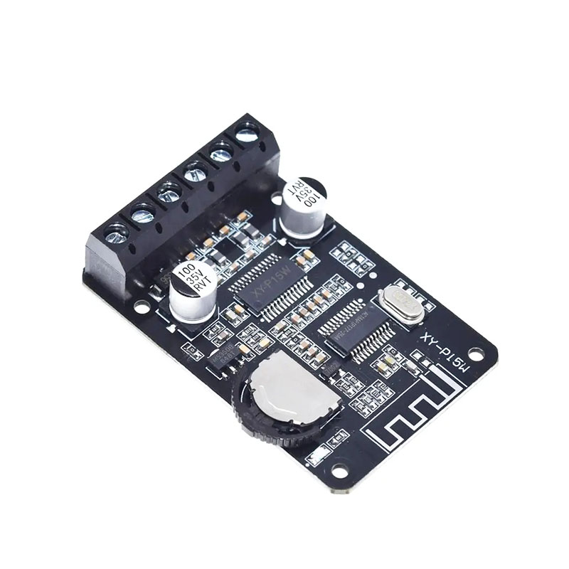 XY-P15W Bluetooth 5.0 Stereo Power Amplifier Board 30W+30W Output for Home Audio Systems