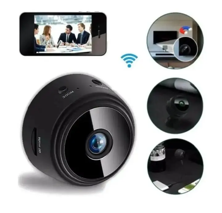 A9 Mini WiFi IP Camera Full HD 1080P – IR Night Vision Motion Detection Small Wireless Surveillance Camera (Indoor/Outdoor)