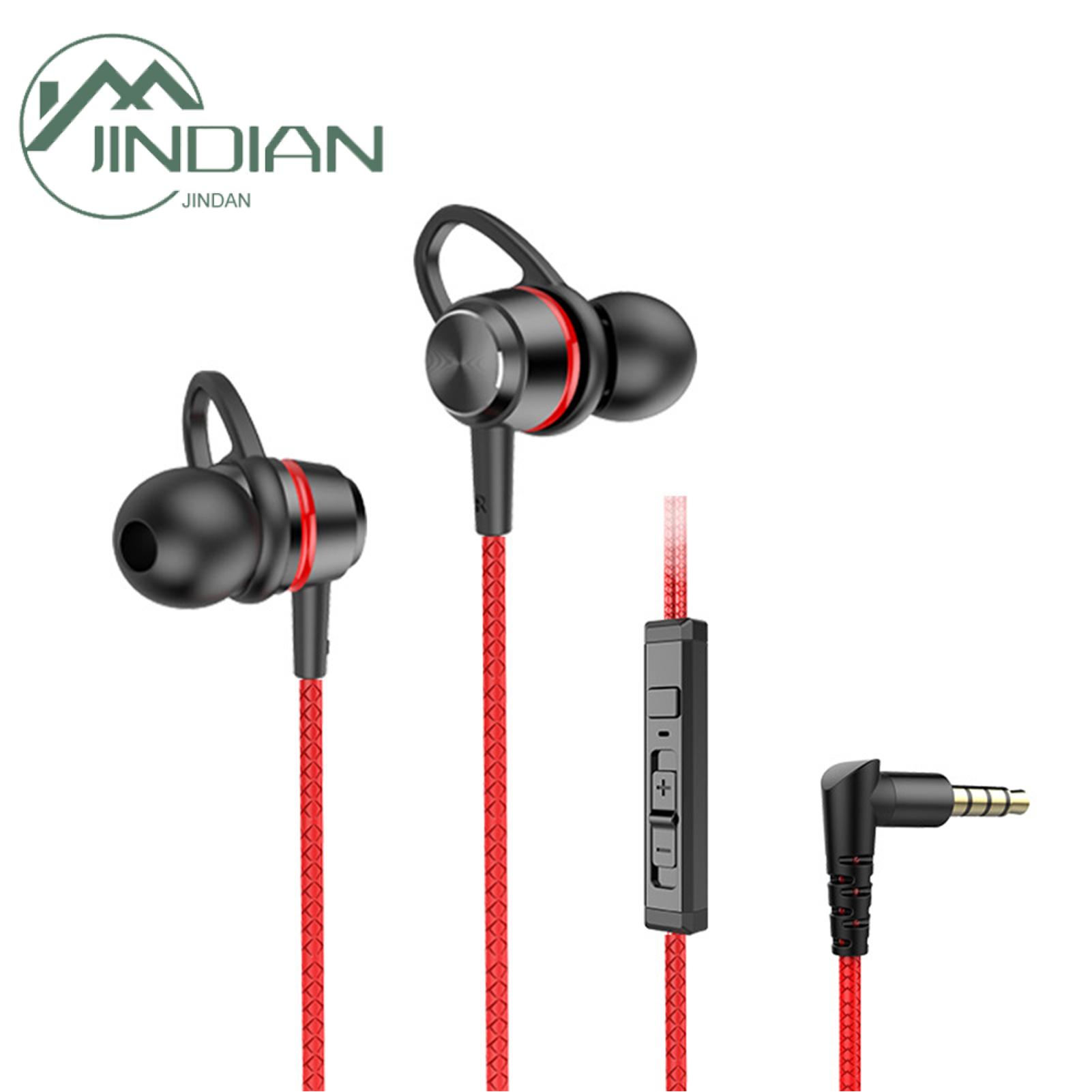 Earphone with Noise-canceling Microphone Premium In-ear Headphones with Noise-canceling Mic Hi-fi Sound Quality Perfect for Music Lovers Gamers 3.5mm Wired Earphones High-quality Sound for Earphones. 