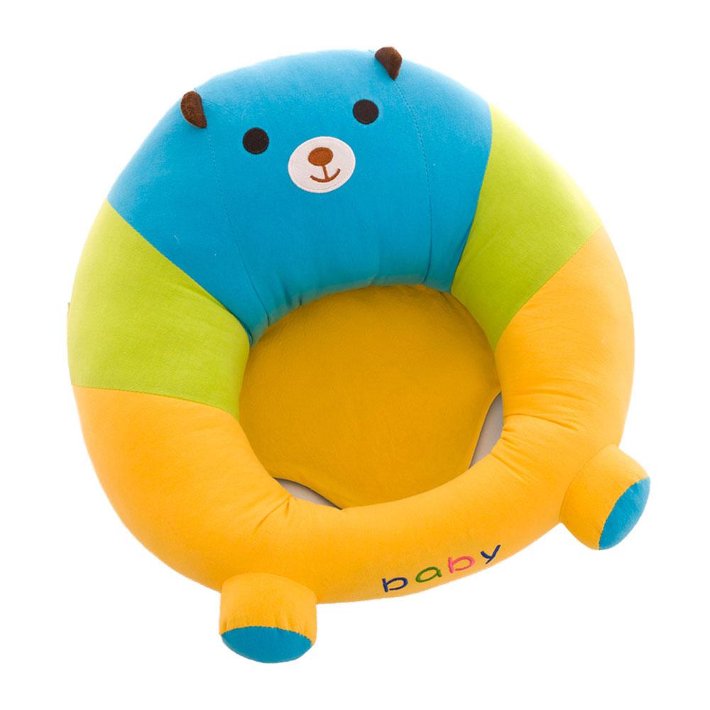 Baby Support Seat Soft Cotton Floor Seat Cartoon Stuffed Sofa