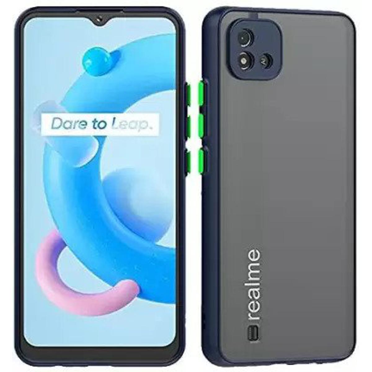 For Realme C20 / C20a/C11 2021 Back Cover Matte Casing Full Camera Protactor Shockproof Bumper Cases