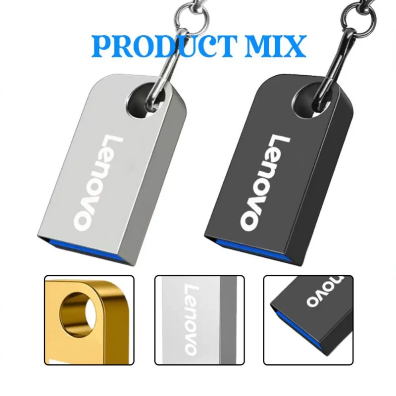 【100%Original+FREE Shipping+Ready Stock+COD】Lenovo 2TB USB Flash Drive 1TB 512GB Memory 256GB 128GB U Stick USB 3.0 High Speed Flash Memory Card Pen Drive For Laptop/PC. 
