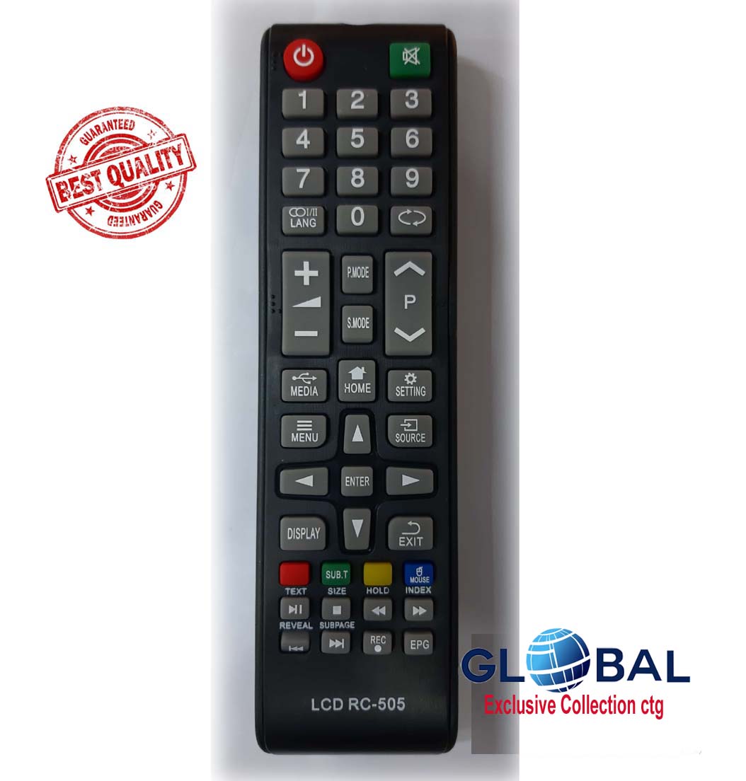 Skyview All LED Support (RC 20DF/102F/RC505) .Compatible Remote Control High Quality. Lcd Led TV Remote. 