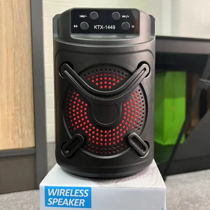 KTX-1449 Bluetooth, USB, TF Card & FM Radio Supported RGB Lighting Speaker. 