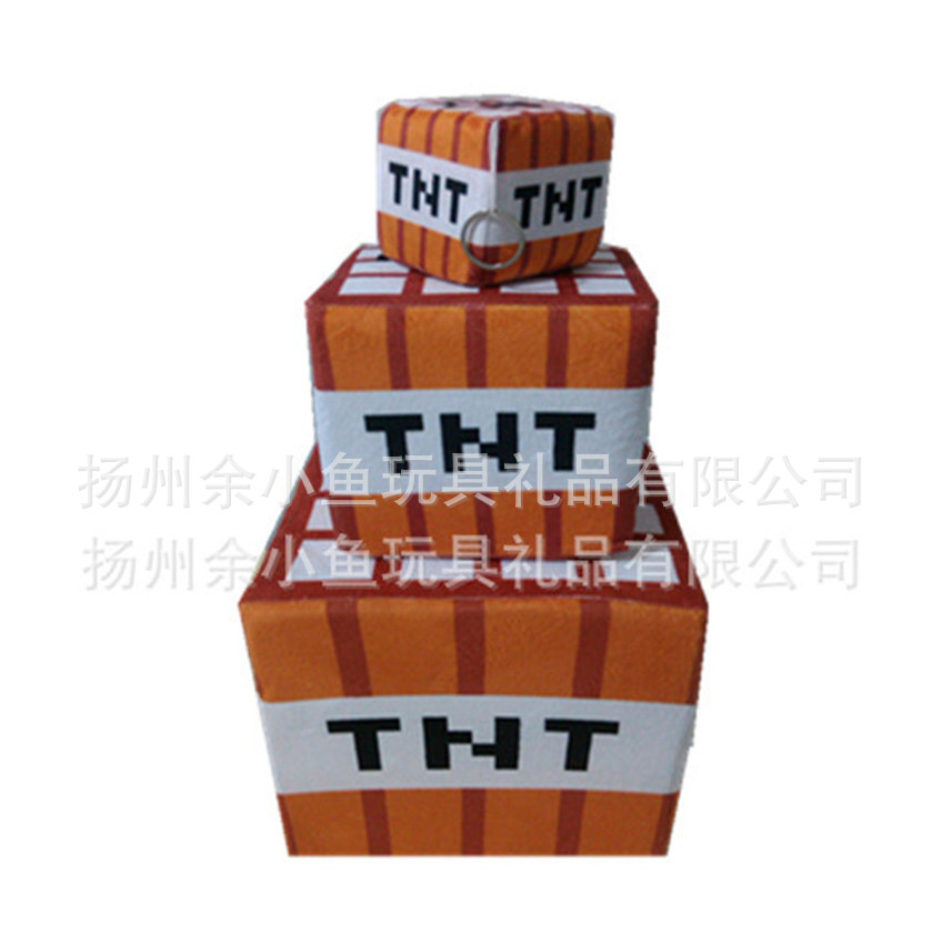 Minecraft Minecraf JJ Weird Plush Toy Doll Grass Cube Pillow TNT Pillow Anime Peripherals. 
