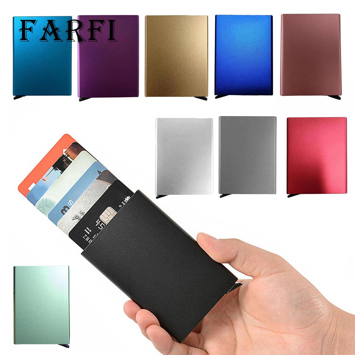 Card Box Slim Men Wal Secure Convenient Card Wal with Quick Release -tft -degaussing Technology Perfect for Use Slim Cardholder with Blocking Technology