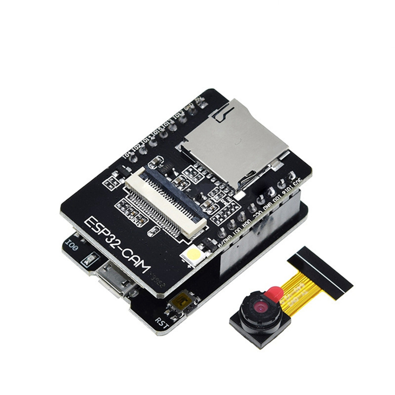 ESP32-CAM-MB WIFI Bluetooth Development Board with OV2640 Camera Micro-USB Connection to Serial. 