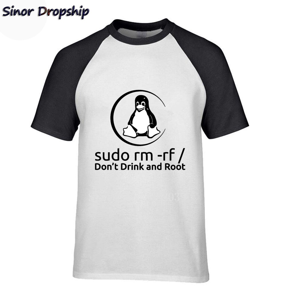 Linux System Administrator Sudo Rm Programmer Programming Coding Coder Men T Shirt Linux Root Sudo Streetwear Men's T Shirts 3XL. 