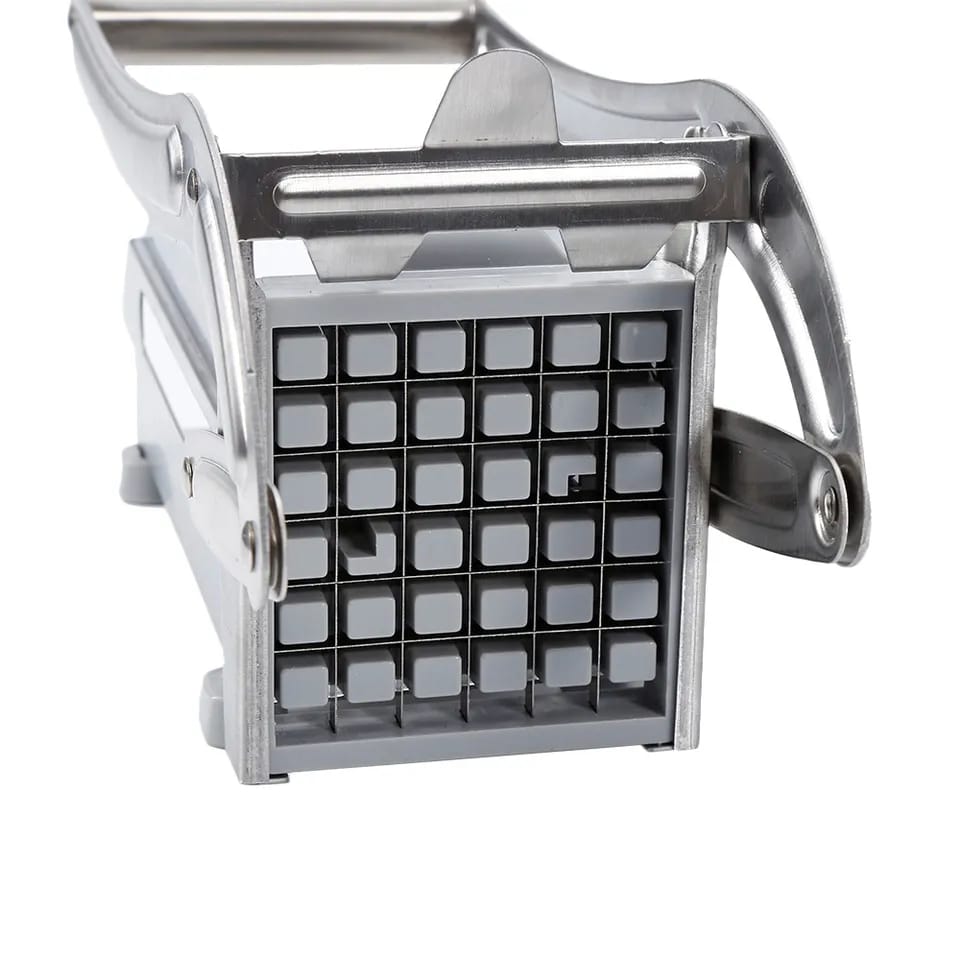 Commercial Stainless Steel 2-Blade French Fry Cutter Machine, Potato Chipper, Fries Slicer, Multi-Function Home Potato Chopper for Vegetable, Fruit. 