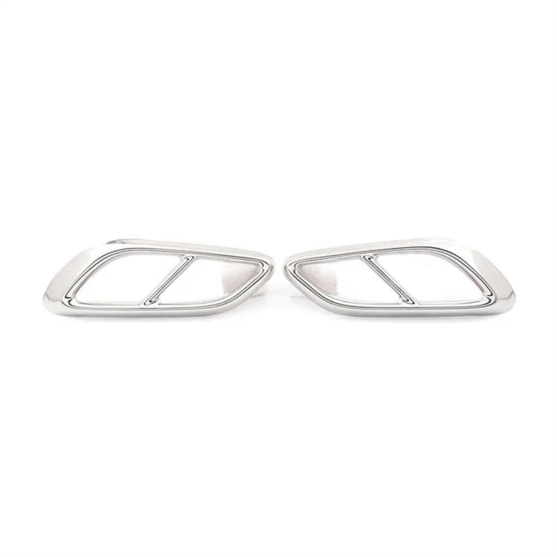 Rear Exhaust Muffler Tail Pipe Cover Trim for ,Silver