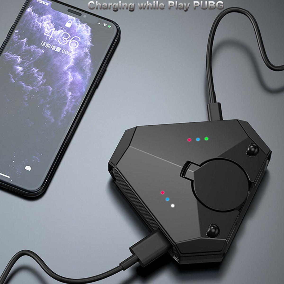 Keyboard Mouse Adapter Bluetooth 5.0 Android PUBG Controller Gaming Keyboard Mouse Converter For IOS iPad to PC