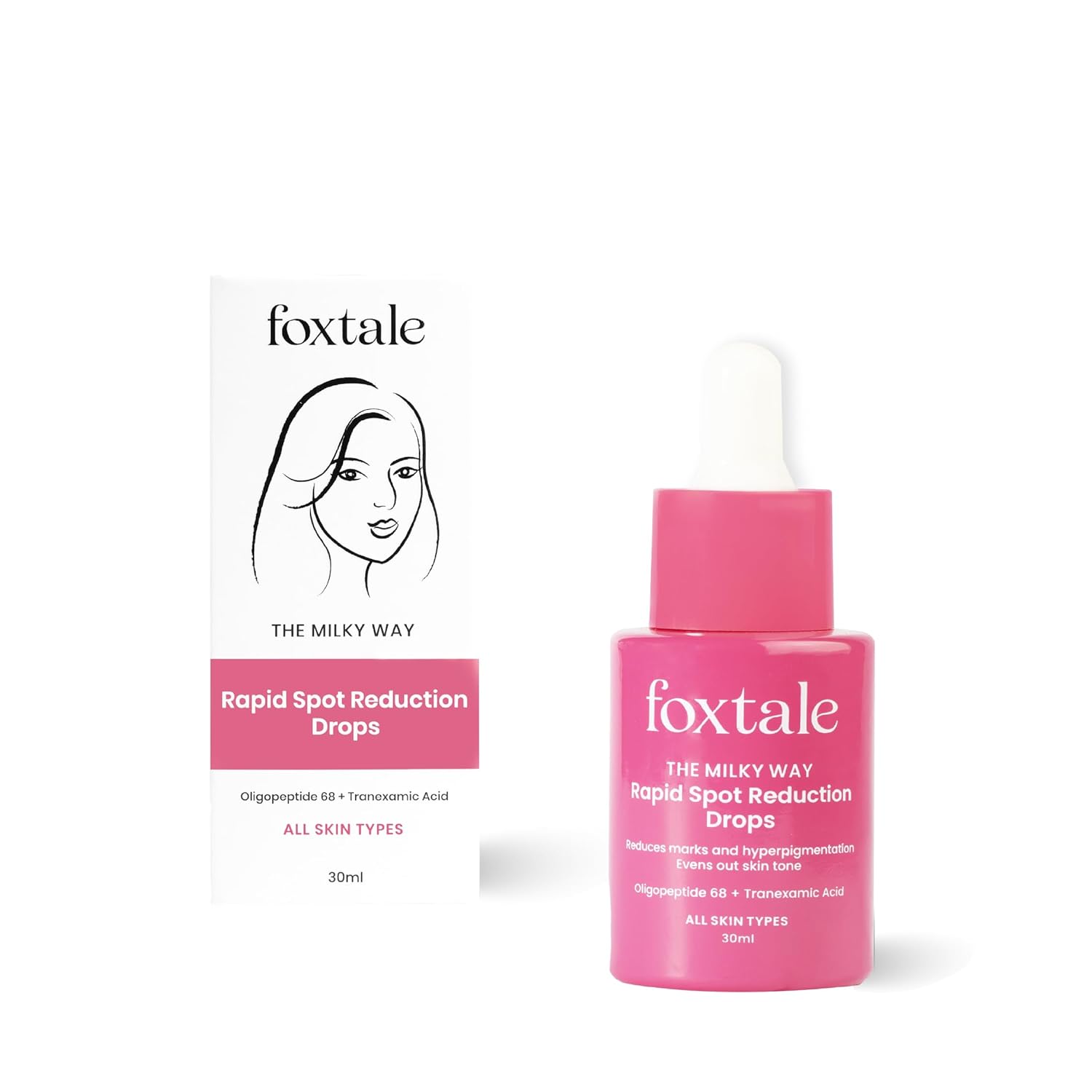 Foxtale 3% Tranexamic Acid & Peptide Serum for Hyperpigmentation-30 ml