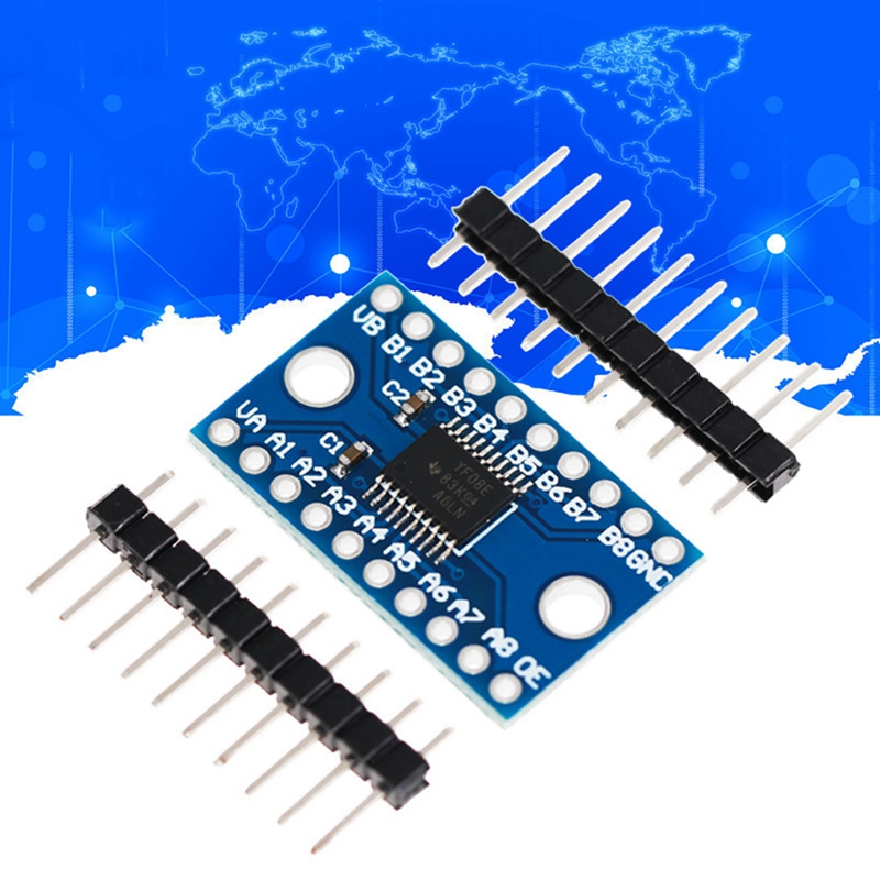 5Pcs TXS0108E 8 Channel Logic Level Converter Bi-Directional High Speed Full Duplex Shifter 3.3V 5V. 