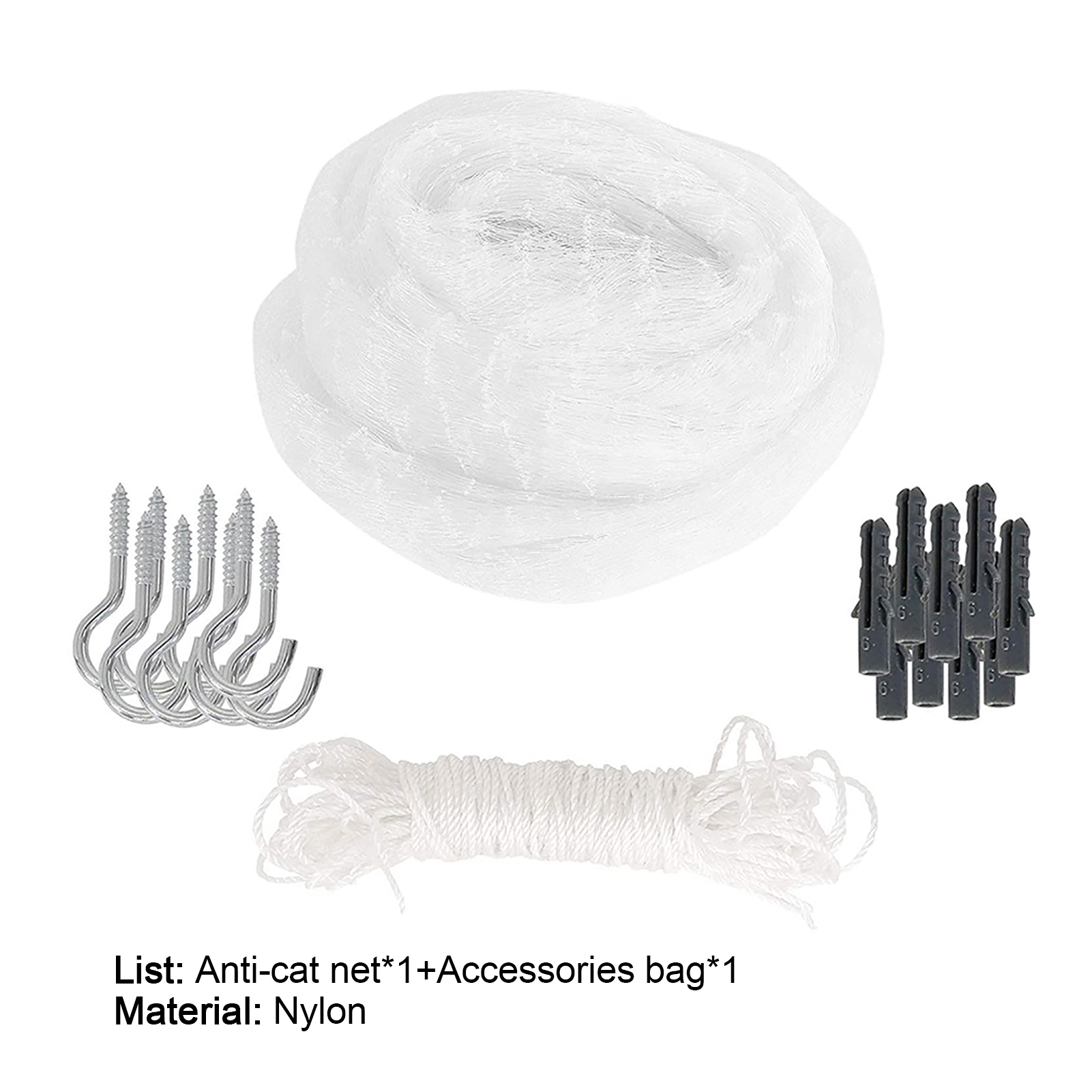 Cat Safety Net Uvioresistant Pet Cat Safety Protector Net. 