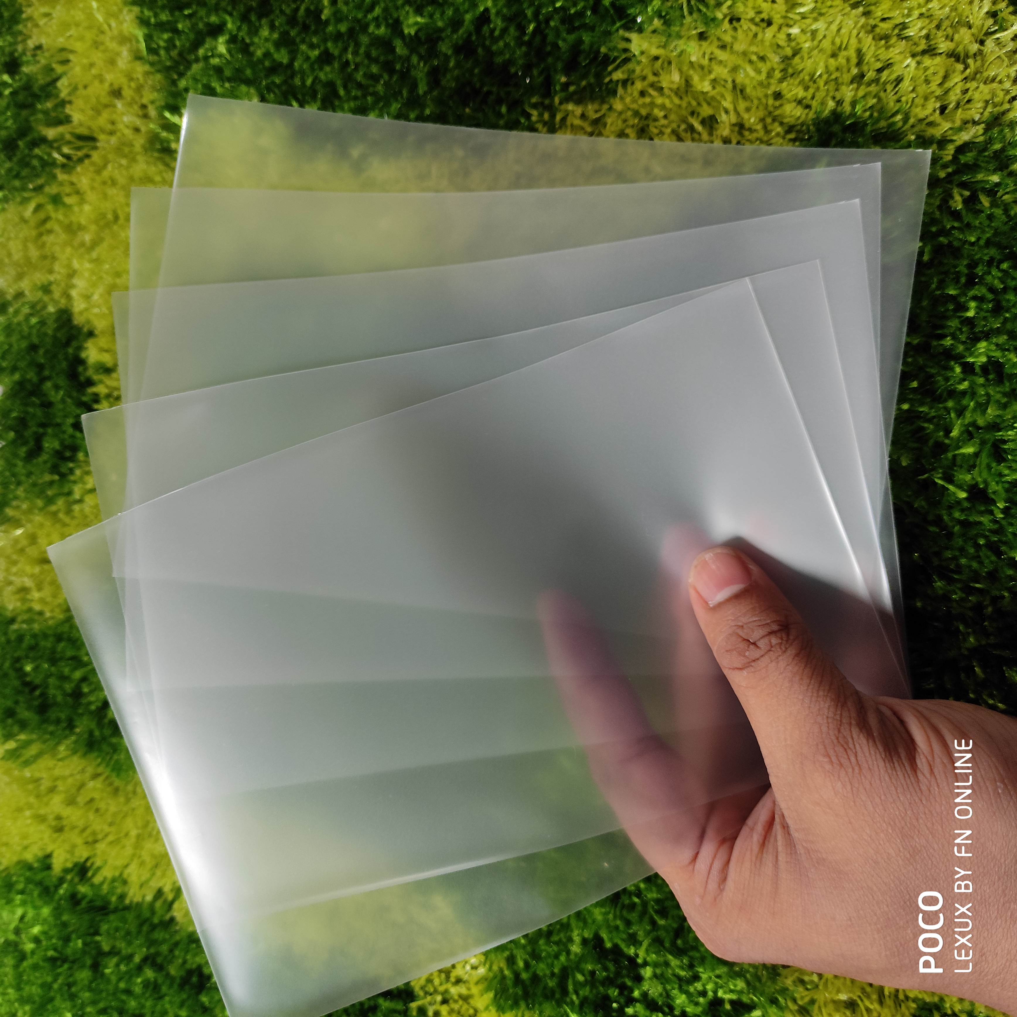 (5 Pcs) Back Poly Sticker For Any Mobile Phone (Under 7 inch Display)Free Size Lamination Crystal Clear Hydrogel Wrapping Film 3 Layer Laminating Stikar Paper Cover(Transparent)360 Degree Protection Wrap All Model